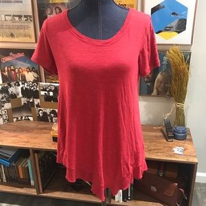 Anthropologie Top Size Medium Red